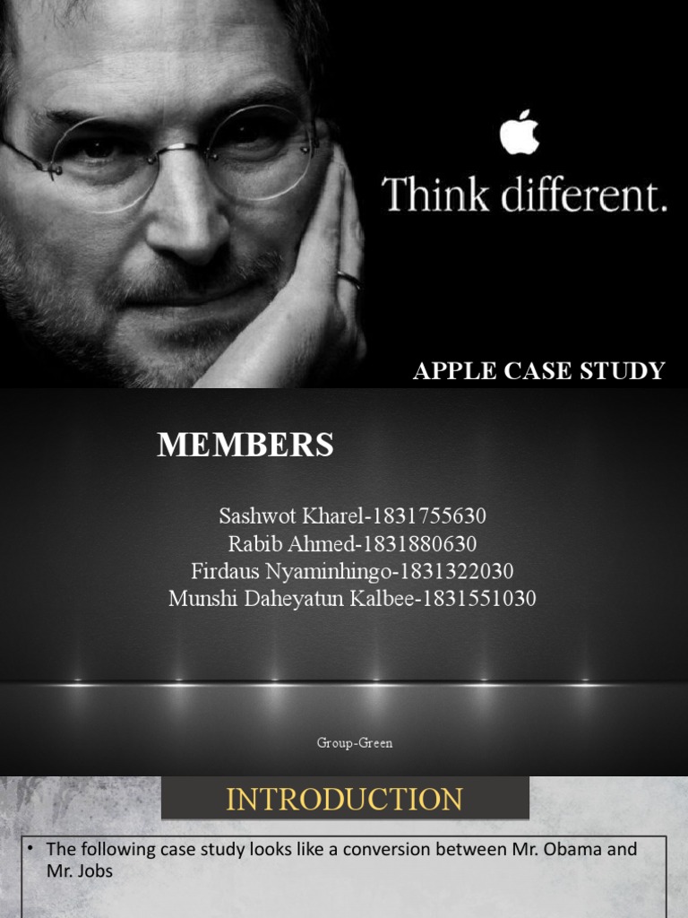 Apple Case Study PDF Apple Inc. Outsourcing