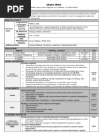 Megha Matta CV