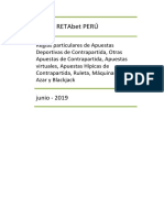 Normativa RETAbet PERU PDF