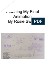 Rosie LO2 Planning My Final Animation