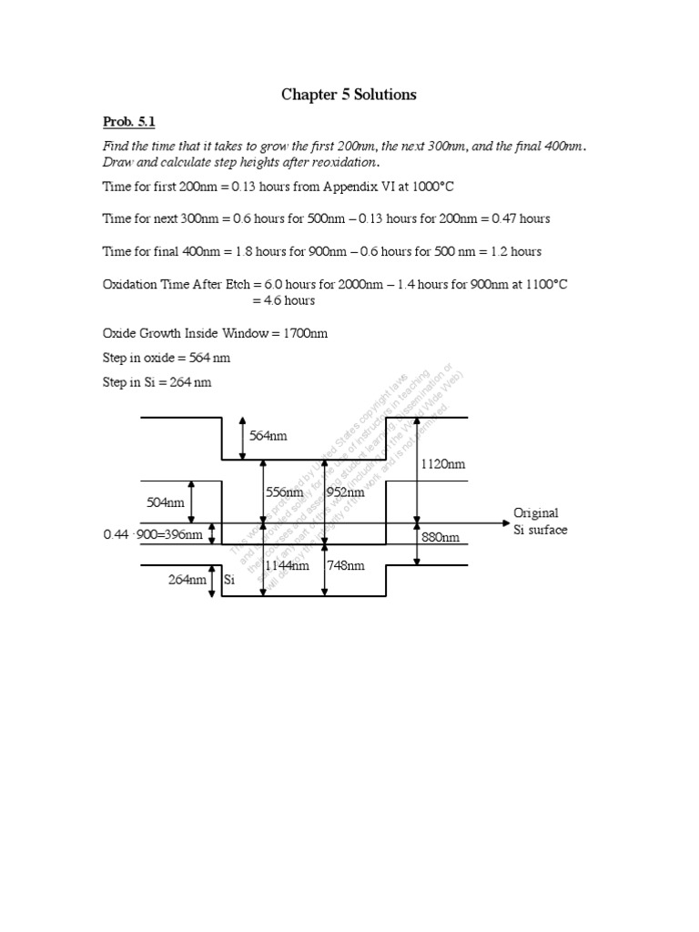 Chapter 5 Semiconductor Junction Solutions | PDF | P–N Junction ...