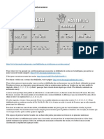 Dedilhados No Teclado para As Escalas Maiores