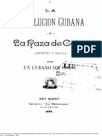 Manuel de la Cruz. La raza de color. Por un cubano sin odios,1895