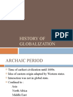 History of Globalization