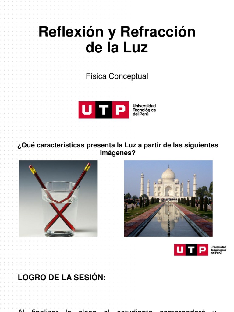 Reflexión y Refracción de la Luz | PDF | Refracción | Ligero
