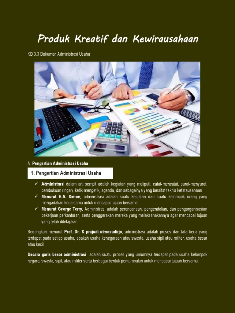 Dokumen Administrasi Usaha Pdf Pdf