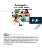 KINDER - Q1 - W4 - Mod2 - Naiibang Letra PDF