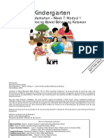 KINDER - Q1 - W7 - Mod1 - Gamit at Kilos NG Bawat Bahagi NG Katawan PDF