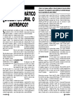 El Cambio Climatico Origen Natural o Antropico PDF