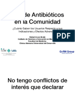 Uso de Antibioticos en La Comunidad