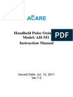 Acare AH-M1 Pulse Oximeter - Instruction manual.pdf