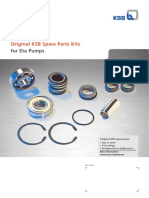 Original KSB Spare Parts Kits: For Eta Pumps