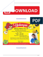 Desain Spanduk Ulang Tahun CDR PDF