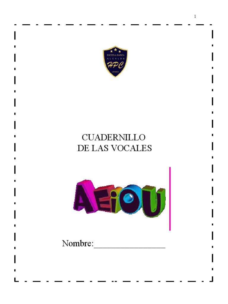 Cuadernillo de Vocales para Niños | PDF | Naturaleza