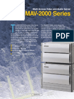 MAV-2000 Series: Multi Access Video and Audio Server
