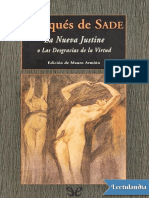 La Nueva Justine o Las Desgracias de La Virtud - Marques de Sade