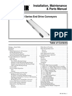 Installation, Maintenance & Parts Manual: 2100 Series End Drive Conveyors