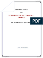 Strength of Materials Â I PDF