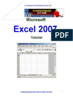 Microsoft Excel Tutorial PDF