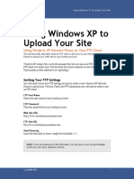 Using Windows XP To Upload Your Site