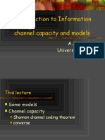 Introduction To Information Theory Channel Capacity and Models