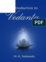 Dr. K Sadananda - Introduction To Vendanta PDF