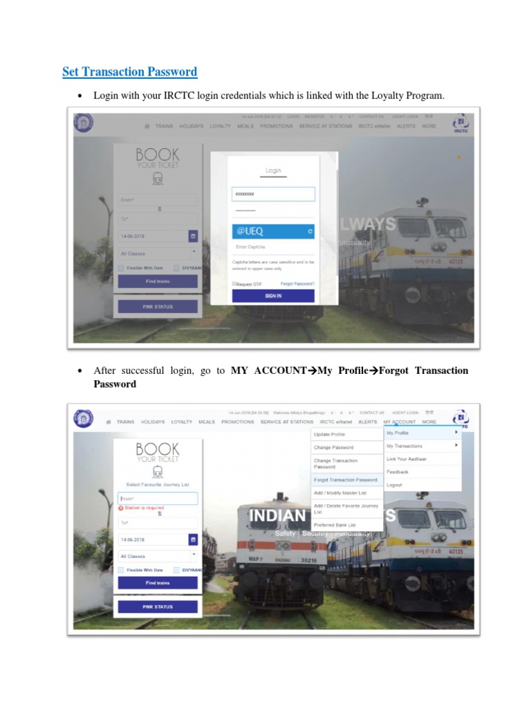 Login Password And Transaction Password Difference