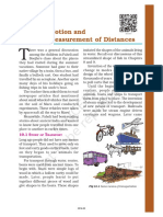 Motion and Measurement of Distances