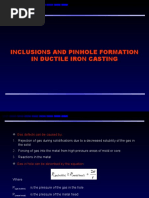 Lecture 7 Inclusions and Pinhole Formation in DI