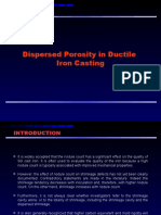 Dispersed Porosity in Ductile Iron Casting