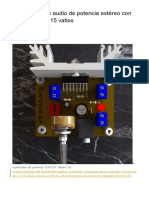 Amplificador de Audio de Potencia Estéreo Con TDA7297