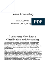 Lease Accounting: Dr.T.P.Ghosh Professor, MDI, Gurgaon