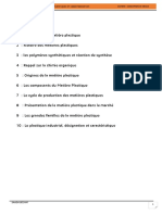 Chapitre 1 Proprietes Matieres Plastiques Caracterisation PDF