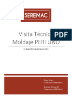 Visita Técnica Moldaje PERI UNO PDF