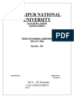 JAIPUR NATIONAL UNIVERSITY MCA-3rd Sem Daa lab - 353 Index