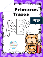 Fichas de Abecedario para Colorear