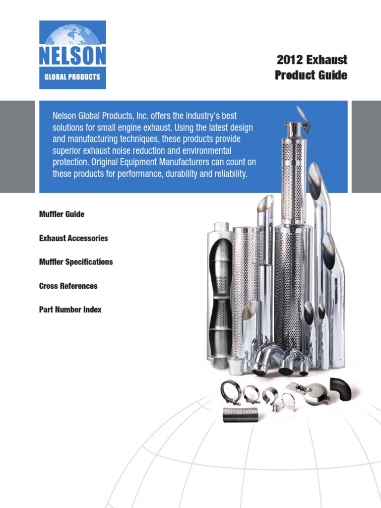 Nelson Exhaust Products Guide | PDF | Pipe (Fluid Conveyance) | Welding