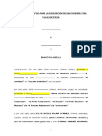 Compraventa, Mutuo para La Adquisición de Una Vivienda Tasa Fija e Hipoteca