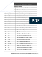 Reference List of Verbs Followed by Gerunds PDF