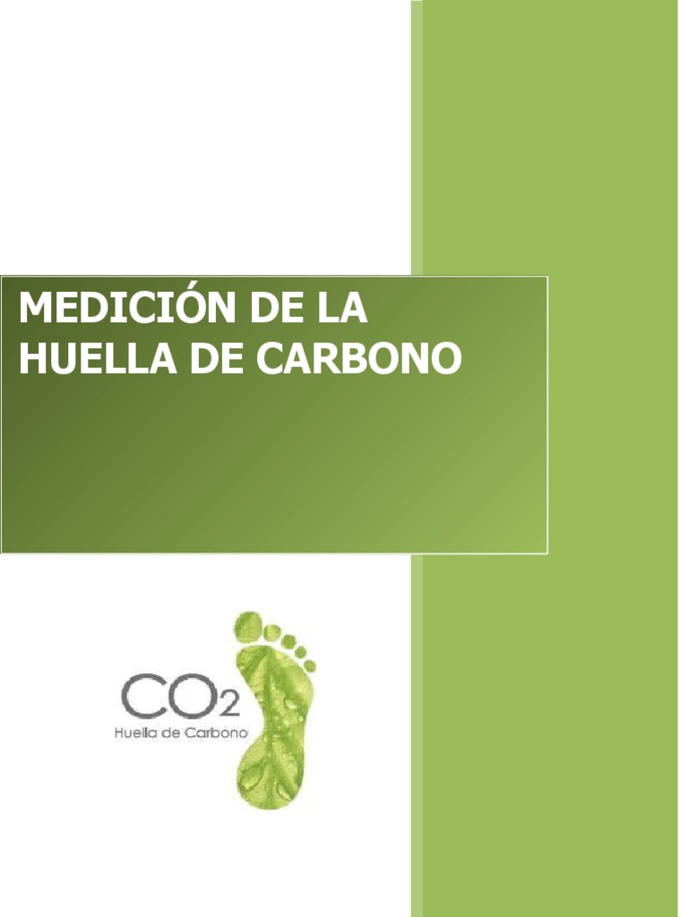 Informe sobre Medición de Huella de Carbono | PDF | Huella de carbono ...