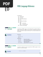 VHDL Language Reference: 1.1 Valid Names