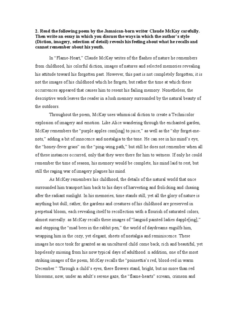 Winter Break Assignment Prompt 2