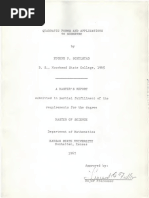 Quadratic Forms & Applications To Geometry - Reducing Quadric To Canonical Standard Form - Schulstad 1967