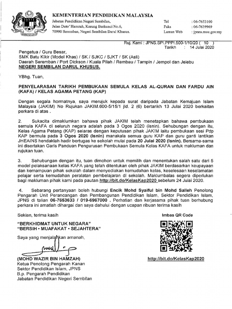 Pembukaan Kelas KAP  PDF