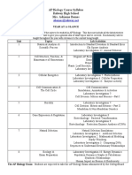 AP Biology Course Syllabus 19.20