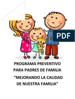 Programa Preventivo para Padres