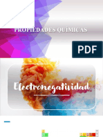 Propiedades Químicas - Electronegatividad - Enlaces