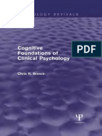 Brewin, C. (2014) - Cognitive Foundations of Clinical Psychology PDF
