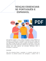 10 Diferenças Essenciais Entre Português e Espanhol