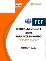 Manual Mteams - Acceso Rapido - Version PC V3.0 - 01